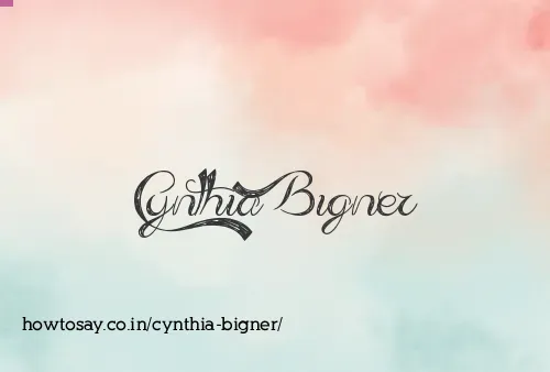 Cynthia Bigner