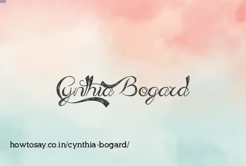 Cynthia Bogard