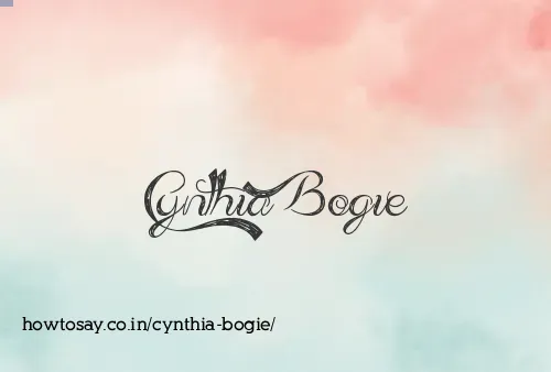 Cynthia Bogie
