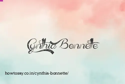 Cynthia Bonnette