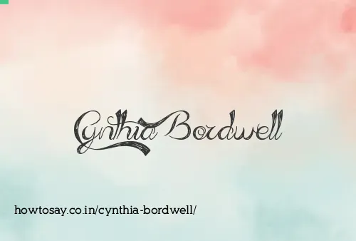 Cynthia Bordwell