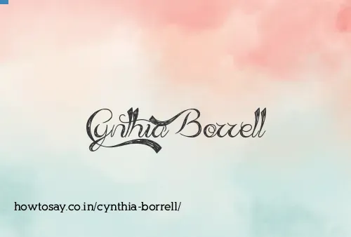 Cynthia Borrell