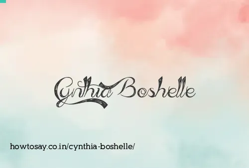 Cynthia Boshelle