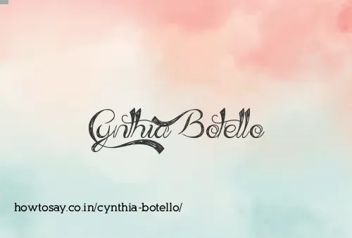 Cynthia Botello