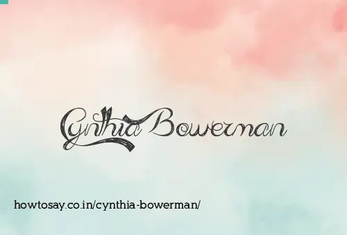 Cynthia Bowerman