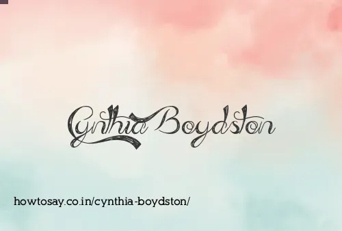 Cynthia Boydston