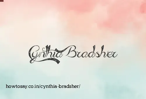 Cynthia Bradsher