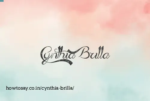 Cynthia Brilla
