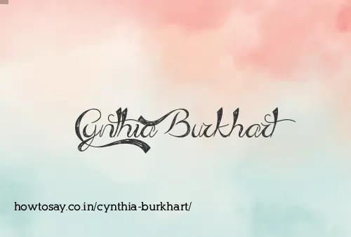Cynthia Burkhart