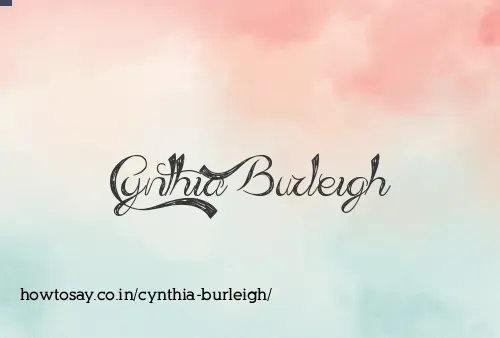 Cynthia Burleigh