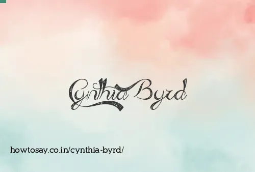 Cynthia Byrd