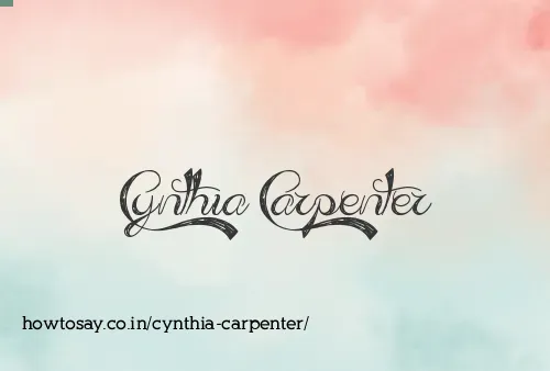 Cynthia Carpenter