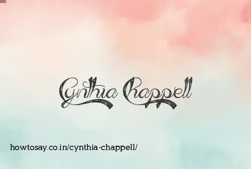 Cynthia Chappell