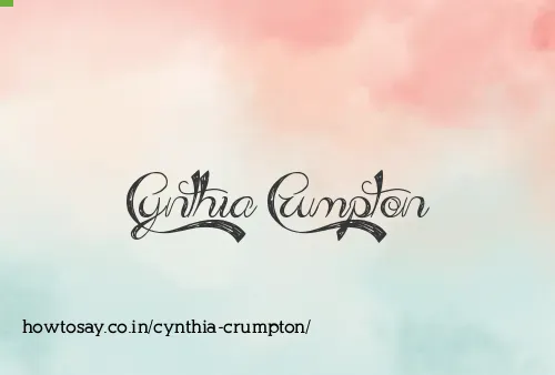 Cynthia Crumpton