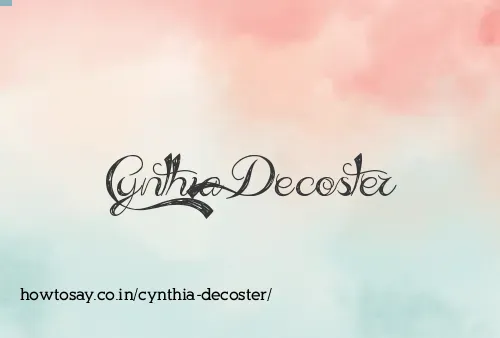 Cynthia Decoster