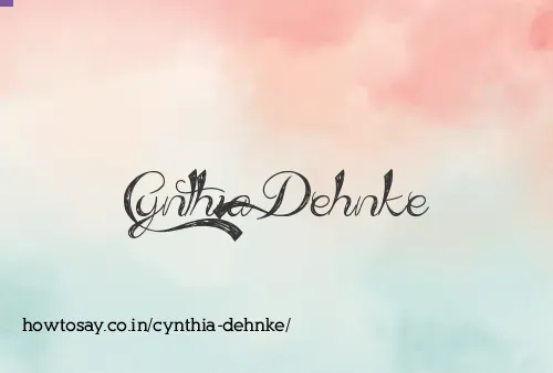Cynthia Dehnke