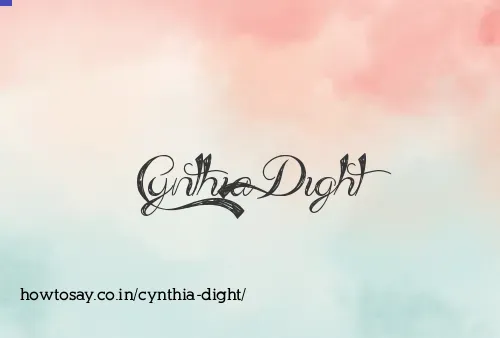Cynthia Dight