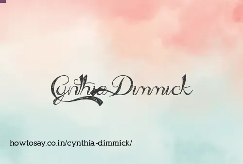 Cynthia Dimmick