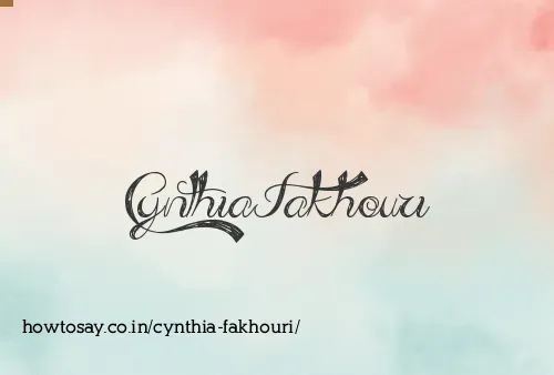 Cynthia Fakhouri