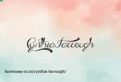 Cynthia Farrough