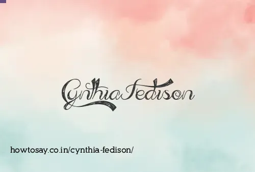 Cynthia Fedison
