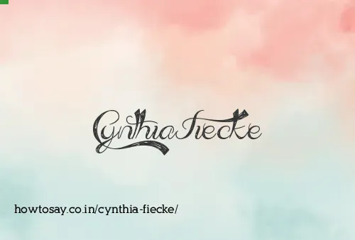 Cynthia Fiecke