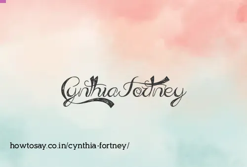 Cynthia Fortney