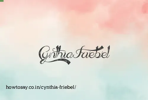 Cynthia Friebel