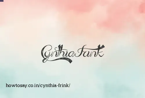 Cynthia Frink