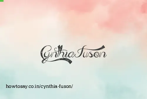Cynthia Fuson