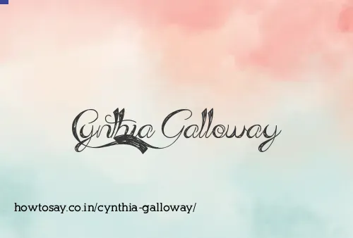 Cynthia Galloway