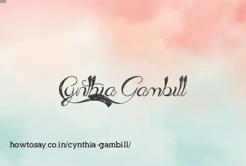 Cynthia Gambill