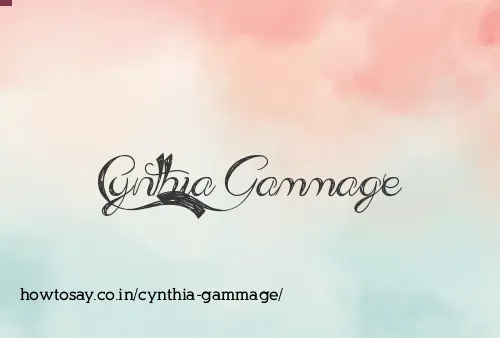 Cynthia Gammage