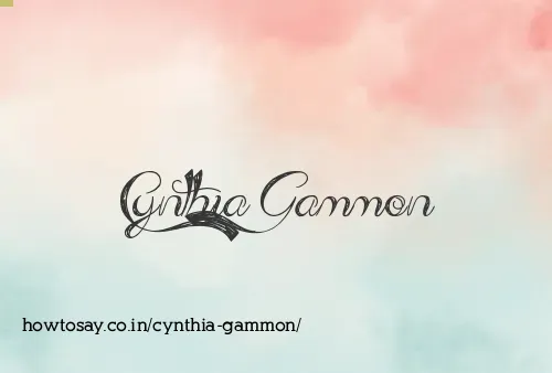 Cynthia Gammon