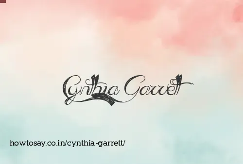 Cynthia Garrett
