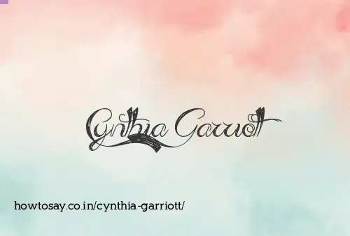 Cynthia Garriott