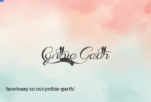 Cynthia Garth