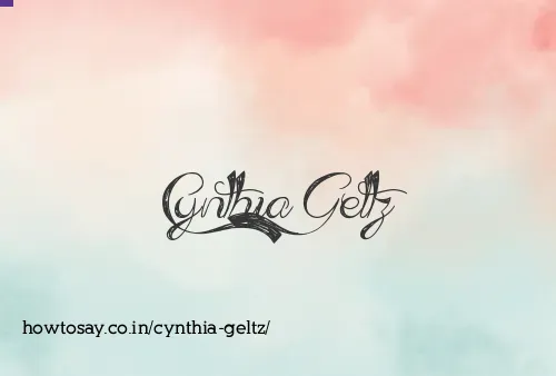 Cynthia Geltz