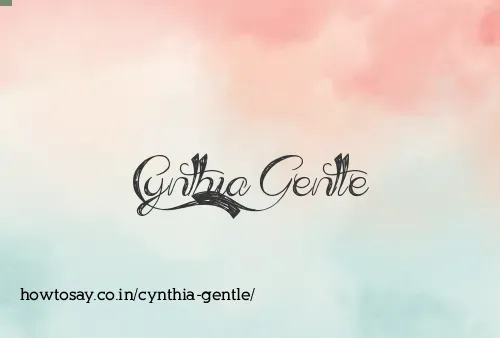 Cynthia Gentle