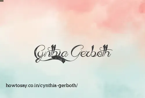 Cynthia Gerboth