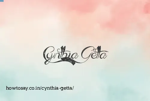 Cynthia Getta
