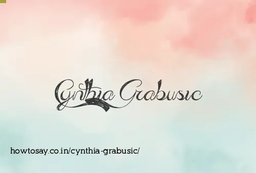 Cynthia Grabusic