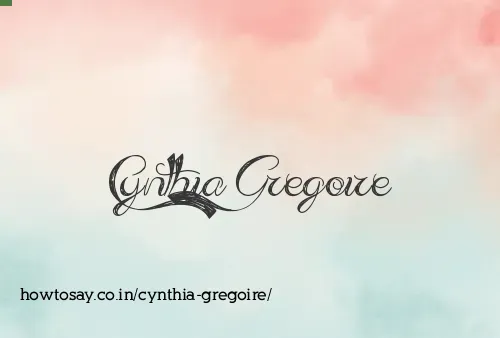 Cynthia Gregoire