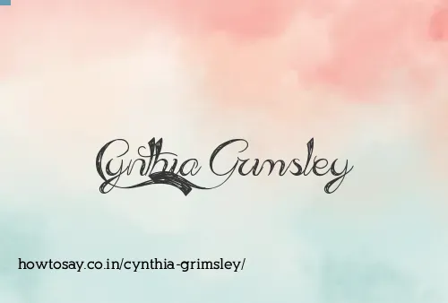 Cynthia Grimsley