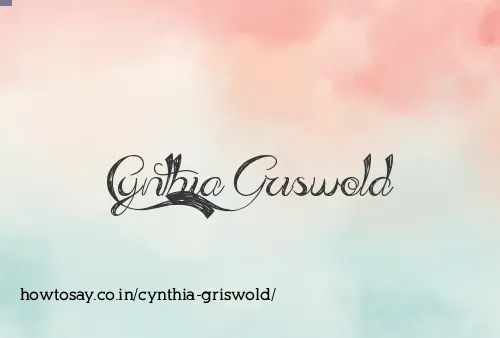 Cynthia Griswold