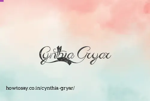 Cynthia Gryar