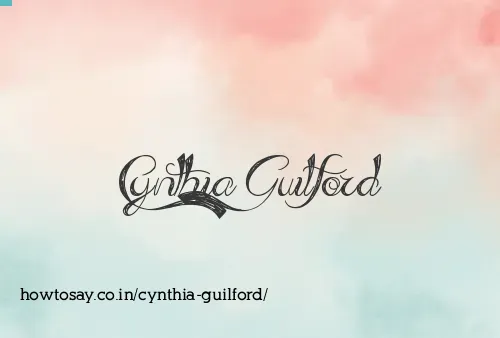 Cynthia Guilford