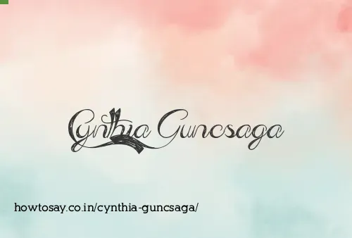 Cynthia Guncsaga