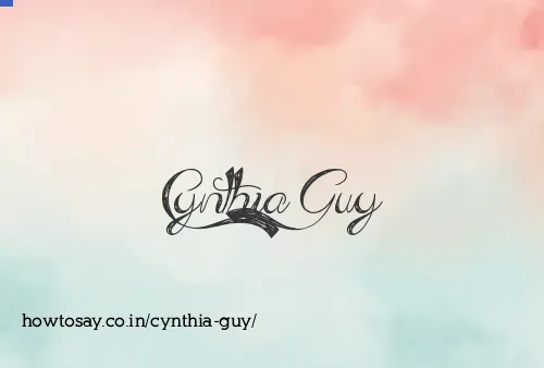 Cynthia Guy