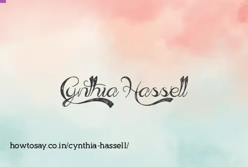 Cynthia Hassell